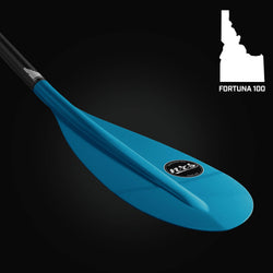 NRS Fortuna 100 Travel 3-Piece SUP Paddle blade back