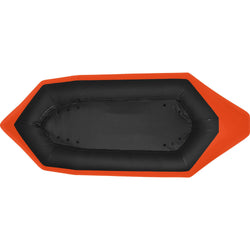 NRS Pulsar Packraft in Orange standard size bottom