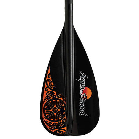Aqua-Bound Challenge 85 2-Piece Adjustable Carbon Stand-Up Paddle blade face