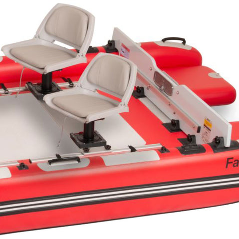 Sea Eagle FastCat14 Cataraft Swivel Seat Canopy Package seats