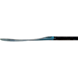 Aqua-Bound Aerial Minor Fiberglass Versa-Lok Straight Shaft 2-Piece Kayak Paddle in Blue blade profile