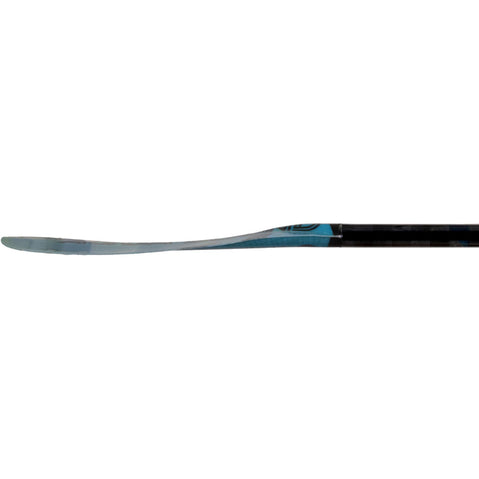 Aqua-Bound Aerial Minor Fiberglass Versa-Lok Straight Shaft 2-Piece Kayak Paddle in Blue blade profile