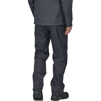 Patagonia Men's Torrentshell 3L Rain Pants in Black model back