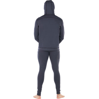 Level Six Men's Jericho Neoprene Hoody in Black Heather back
