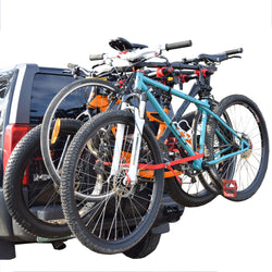 USED Malone Hanger Spare Tire OS 3-Bike Carrier loaded with bikes