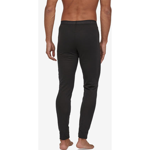 Patagonia Men's Capilene Thermal Weight Bottoms in Black model back