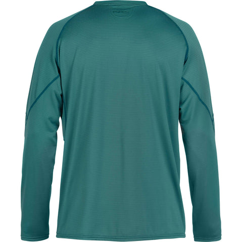NRS Men's Lightweight Long Sleeve Shirt in Mediterranea back
