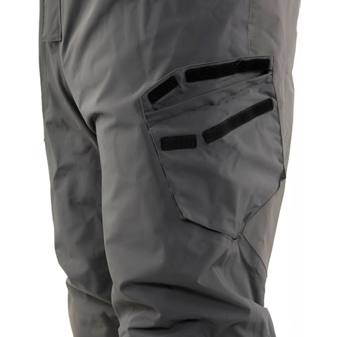 NRS Champion Bibs in Dark Shadow model pocket