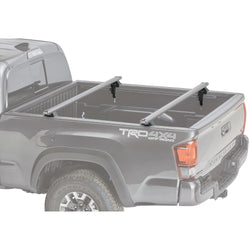 Yakima BedRock HD Truck Bed Rack installed on a car angle