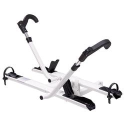 Kuat Sherpa 2.0 2 Bike Hitch Rack Pearl angle view arms up