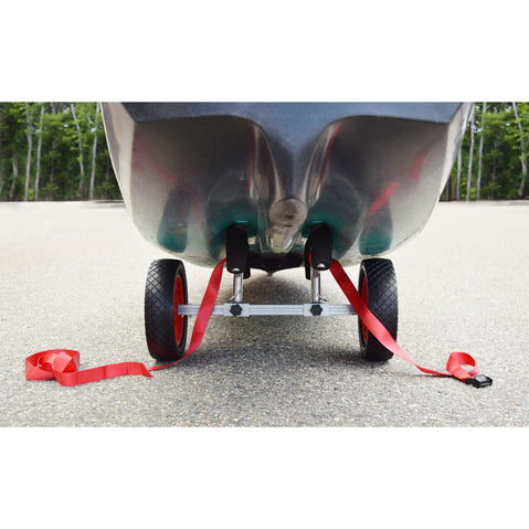 Malone Traverse HD Kayak/Canoe Cart with kayak loaded frontveiw