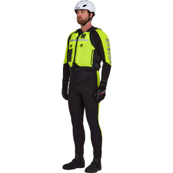 NRS Big Water Guide Lifejacket (PFD) in Safety Yellow model side