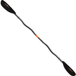 Aqua-Bound Whiskey Carbon Bent Shaft 2-Piece Kayak Paddle side angle
