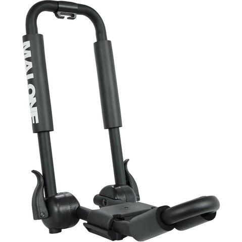 Malone MicroSport 4-Boat FoldAway-J Kayak Trailer Package carrier angle view