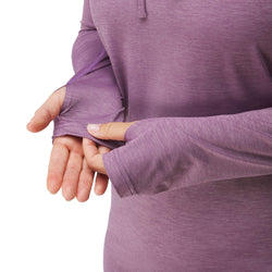 NRS Women's Silkweight Hoodie Dress thumb holes