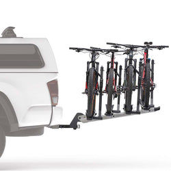 Yakima StageTwo +2 Bike Hitch Rack Add-On with bikes loaded back
