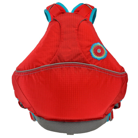 Astral Otter 2.0 Kid's Lifejacket (PFD) in Cherry Creek Red back