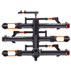Kuat NV 2.0 1 Bike Add-On Hitch Rack in Gray Metallic/Orange Anodize raised view