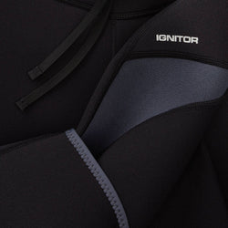 NRS Men's Ignitor Wetsuit Shorts in Black detail