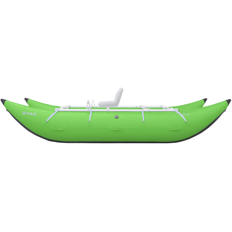 Star Kima 14 Cataraft in Lime side