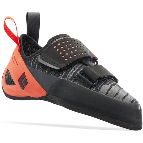 Black Diamond Zone LV Rock Climbing Shoes in Octane angle view