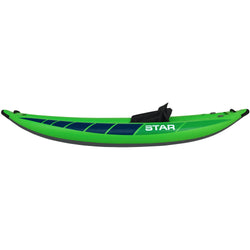 Star Raven I Inflatable Kayak in Lime side