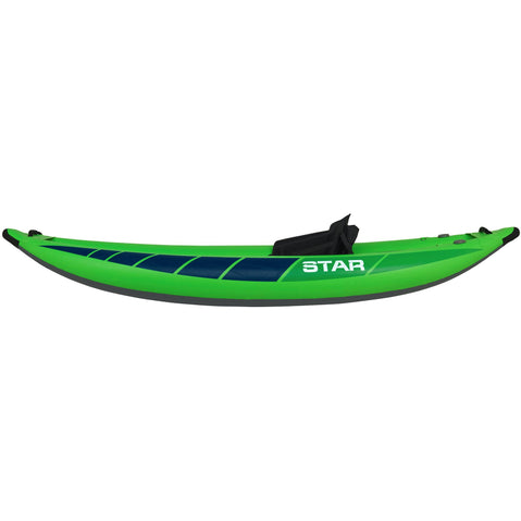 Star Raven I Inflatable Kayak in Lime side