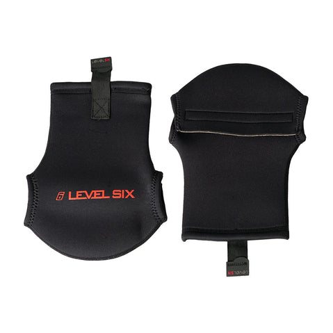 Level Six Comp 2 mm Neoprene Paddling Pogies in Black front