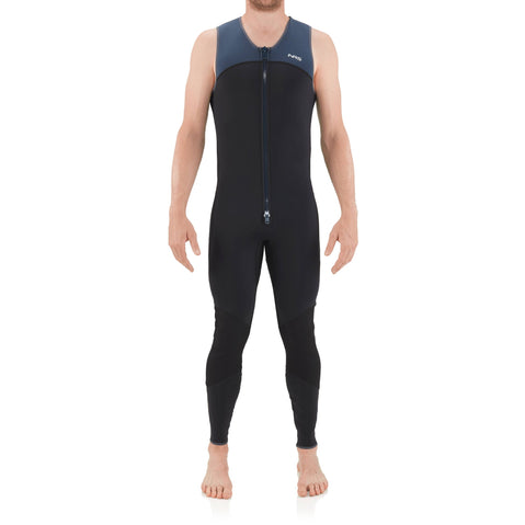 NRS Men's 3.0 Ultra John Wetsuit in Black model front