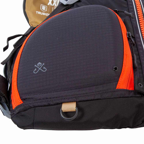 Stohlquist Fisherman Lifejacket (PFD) black back floatation panel