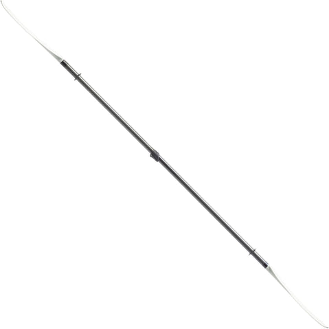 Aqua-Bound Manta Ray Hybrid Versa-Lok 2-Piece Kayak Paddle in White side angle