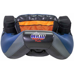 Outcast Prowler Float Tube in Navy back