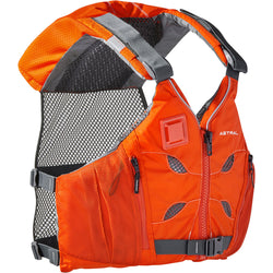 Astral Designs EV-Eight Lifejacket (PFD) Fire Orange angle