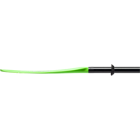 Bending Branches Angler Classic 2-Piece Kayak Fishing Paddle in Electric Green left side blade