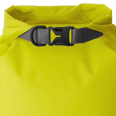 NRS Ether Hydrolock Dry Bag Citrus Yellow Buckle Closure Close Up