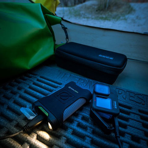 Goal Zero Venture 35 Power Bank Solar Kit lifestyle
