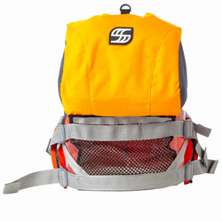 Stohlquist Fisherman Lifejacket (PFD) mango back view