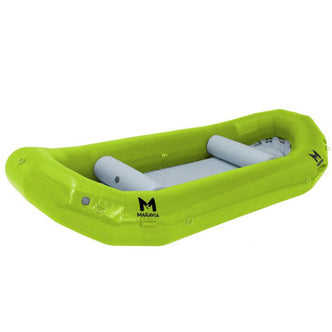 Maravia Willy Willy 14 Self-Bailing Raft in Lime Green angle