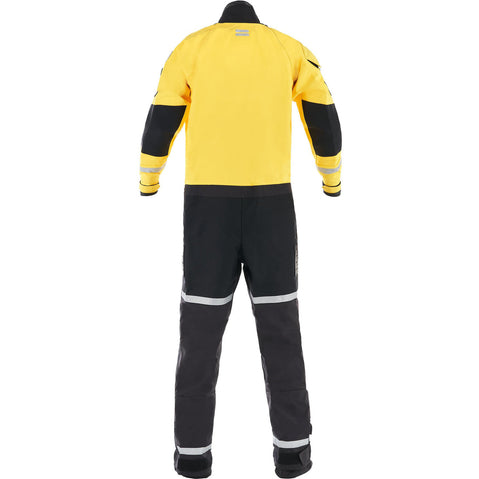 Level Six Rescue Pro Dry Suit in Yellow back