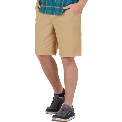 NRS Men's Canyon Shorts in Desert model frontcrop