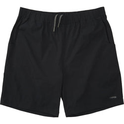 NRS Men's High Side Shorts in Jet Black front