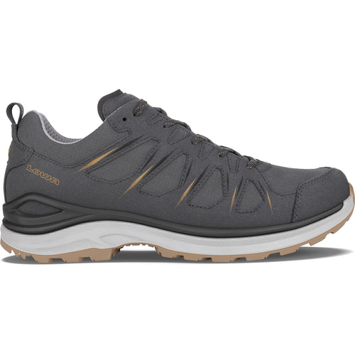 Lowa Men's Innox Evo II GTX Hiking Shoes in Anthracite/Bronze side view