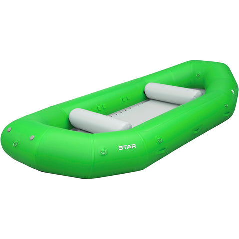 Star Outlaw 160 Self-Bailing Raft in Lime angle