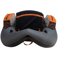 Outcast Fish Cat 4 LCS Float Tube in Gray back