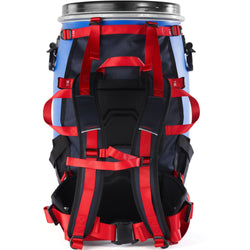Level Six Bad Hass Barrel Carrying Pack in Deepwater back