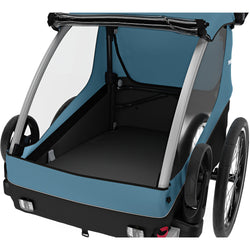 Thule Courier Bicycle Trailer/Stroller in Aegean Blue side