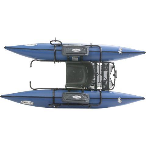 Outcast Fish Cat 9-IR Pontoon Boat in Blue top