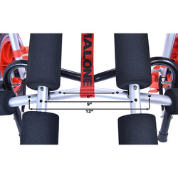 Malone WideTrak SB Large Kayak/Canoe Cart with Balloon Wheels & Bunks detail