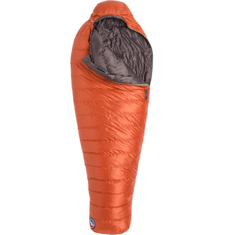 Big Agnes Greystone 20 Degree Down Sleeping Bag in Rooibos open