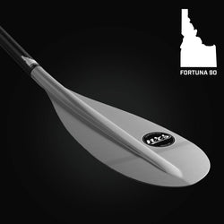 NRS Fortuna 90 Travel 3-Piece SUP Paddle Silver blade back